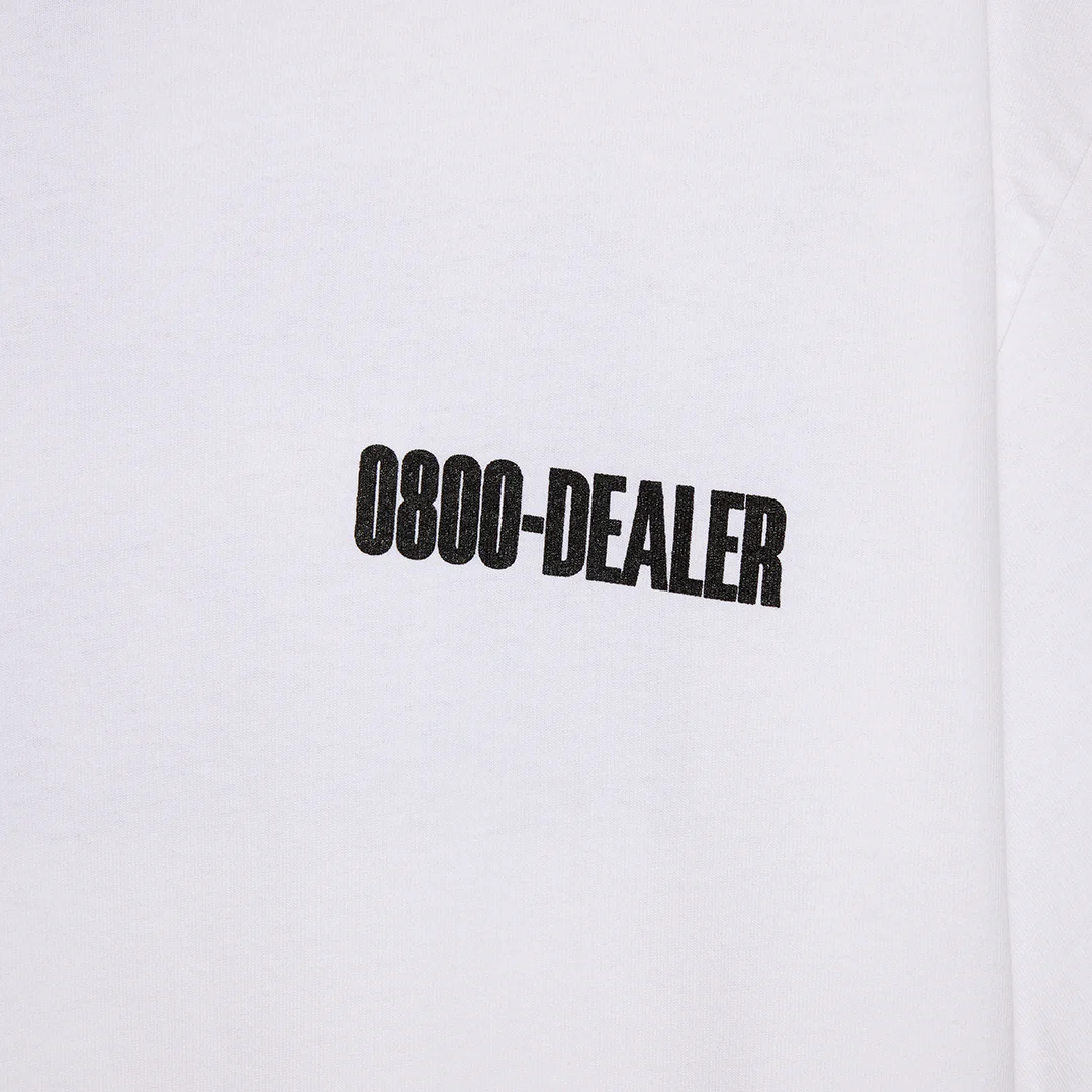0800-DEALER T-SHIRT - White - Image 3