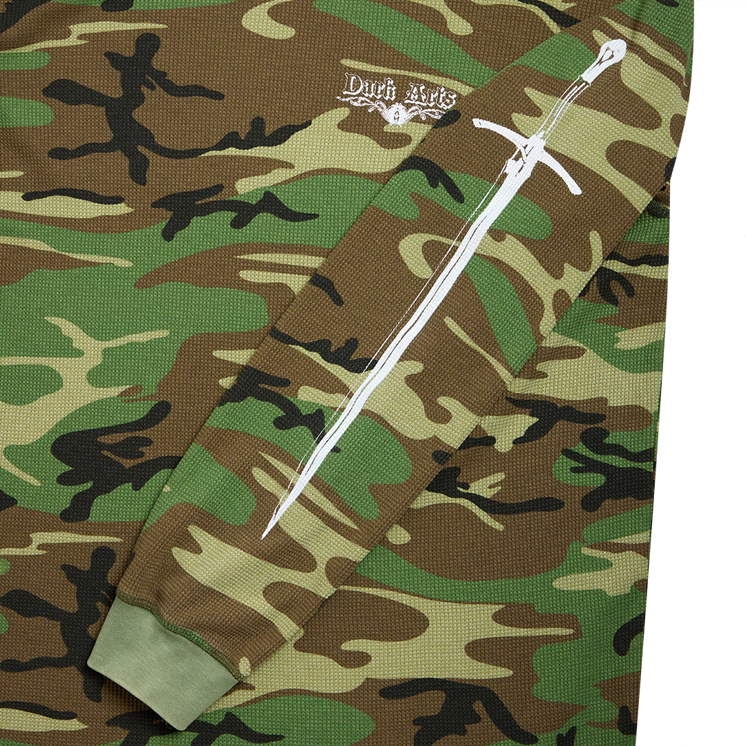 LONGSWORD WAFFLE KNIT LONG-SLEEVE - Camo - Image 3