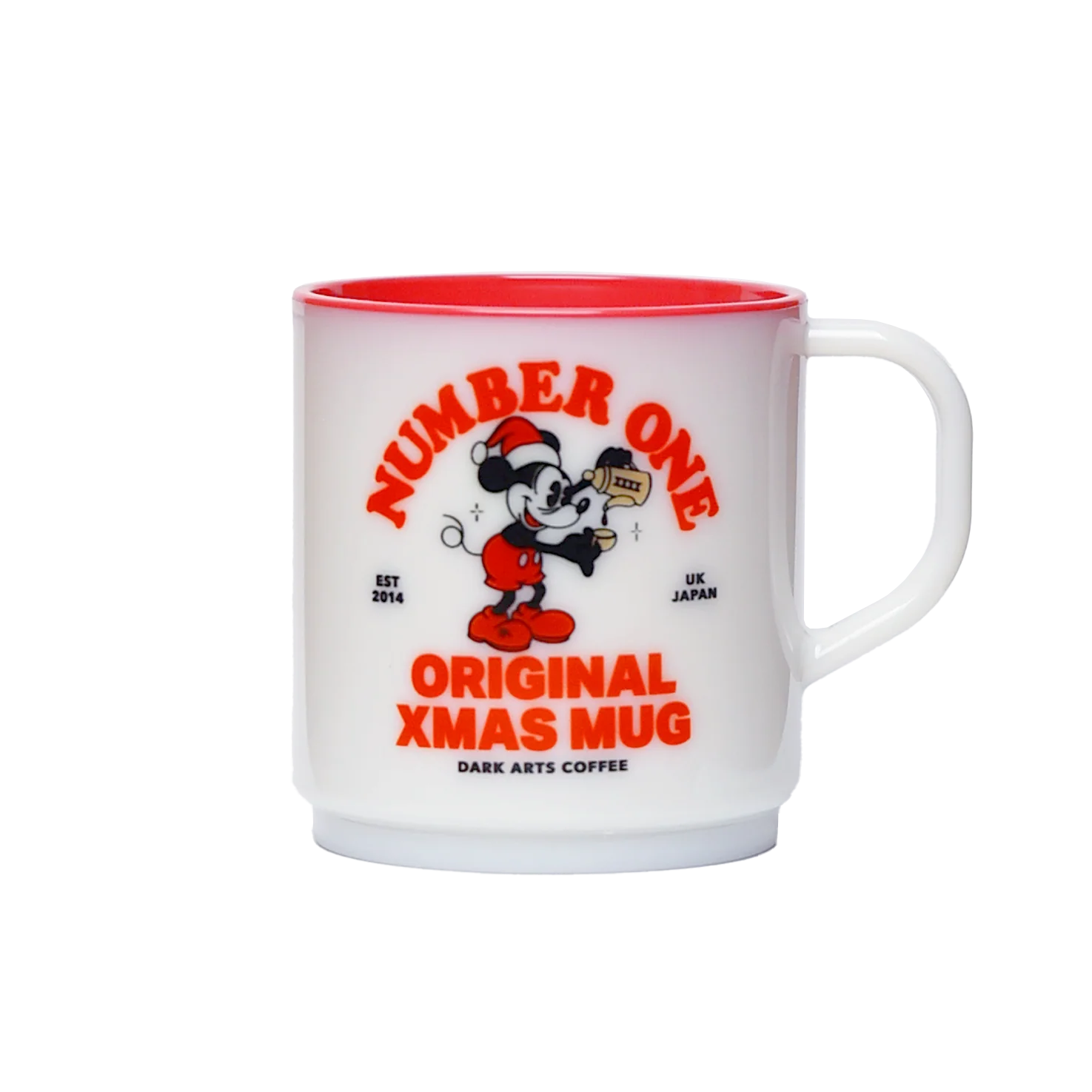 RED RECYCLED NUMBER ONE ORIGINAL XMAS MUG